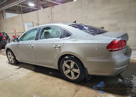 2013 Volkswagen Passat Se from USA, damaged, VIN 1VWBN7A34DC003996